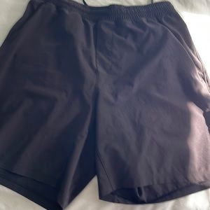 black lulu lemon mens shorts medium. like new worn once.